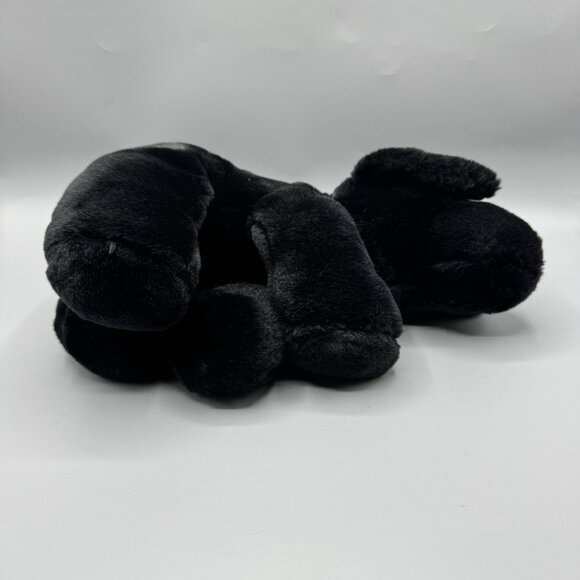 Vintage Black Labrador Puppy Dog Plush 12" Stuffed Animal NO TAGS - Picture 5 of 10